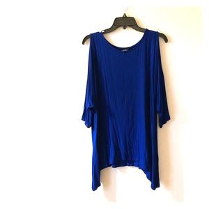 Cold Shoulder Tunic Top